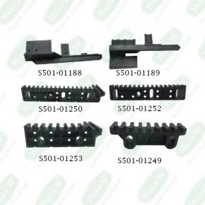 FRAME FIXED BLOCK AND PALM FRAME GUIDER FOR WATER JET LOOM